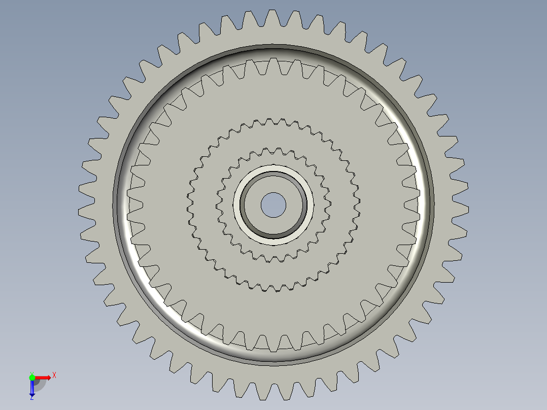M1004大型农用拖拉机变速箱（福田雷沃俯视图