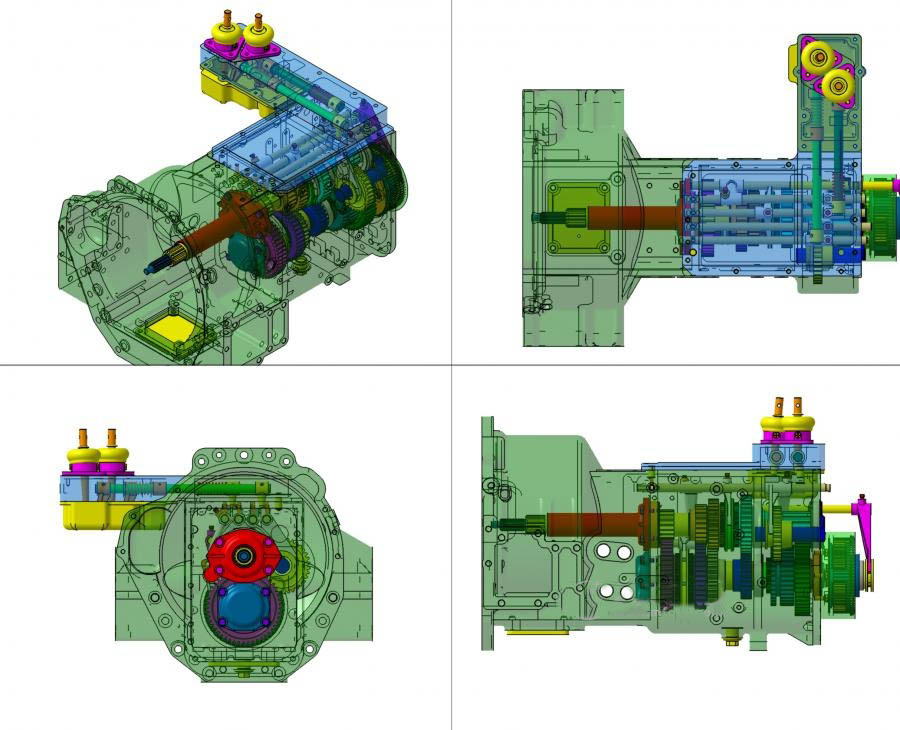 M1004大型农用拖拉机变速箱（福田雷沃