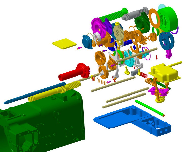 M1004大型农用拖拉机变速箱（福田雷沃
