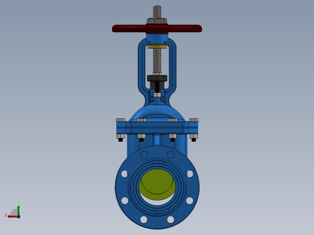 sw2015含所有特征阀门后视图
