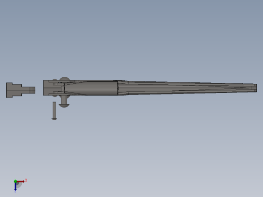 solidworks 管扳手手柄组件俯视缩略图