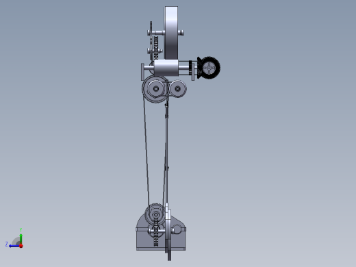 2390 啤酒瓶洗瓶机的设计【说明书+CAD+SOLIDWORKS】右视缩略图
