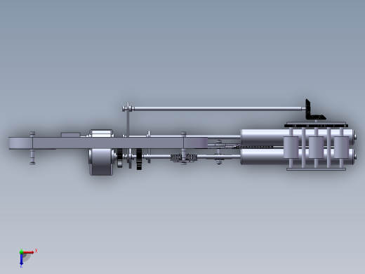 2390 啤酒瓶洗瓶机的设计【说明书+CAD+SOLIDWORKS】俯视缩略图
