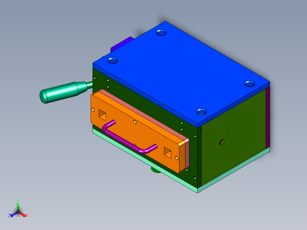 手动轨迹下压针板检查夹具