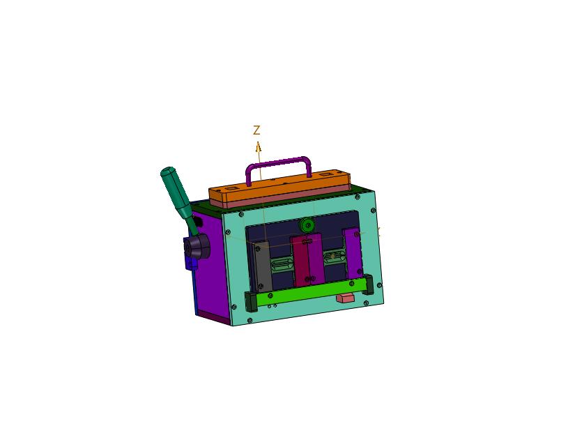 手动轨迹下压针板检查夹具