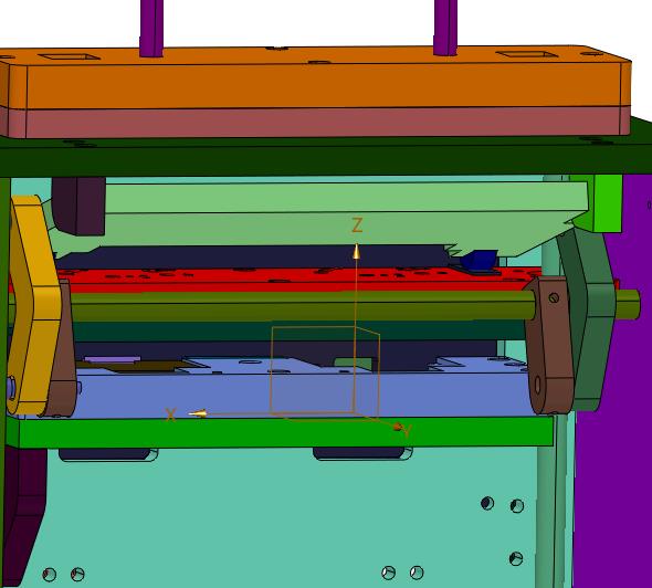 手动轨迹下压针板检查夹具