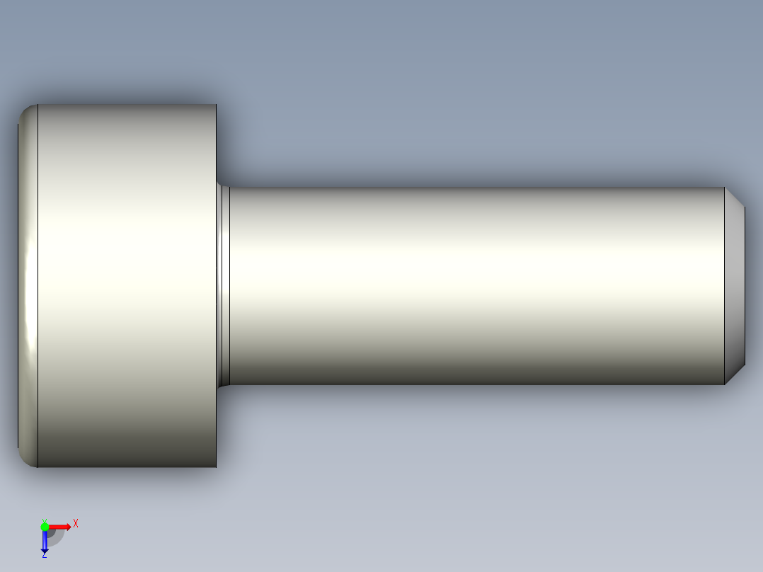 螺钉-DIN_912-M3x8.stp俯视图