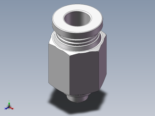 螺纹直通APC6-M5（M5-6厘）