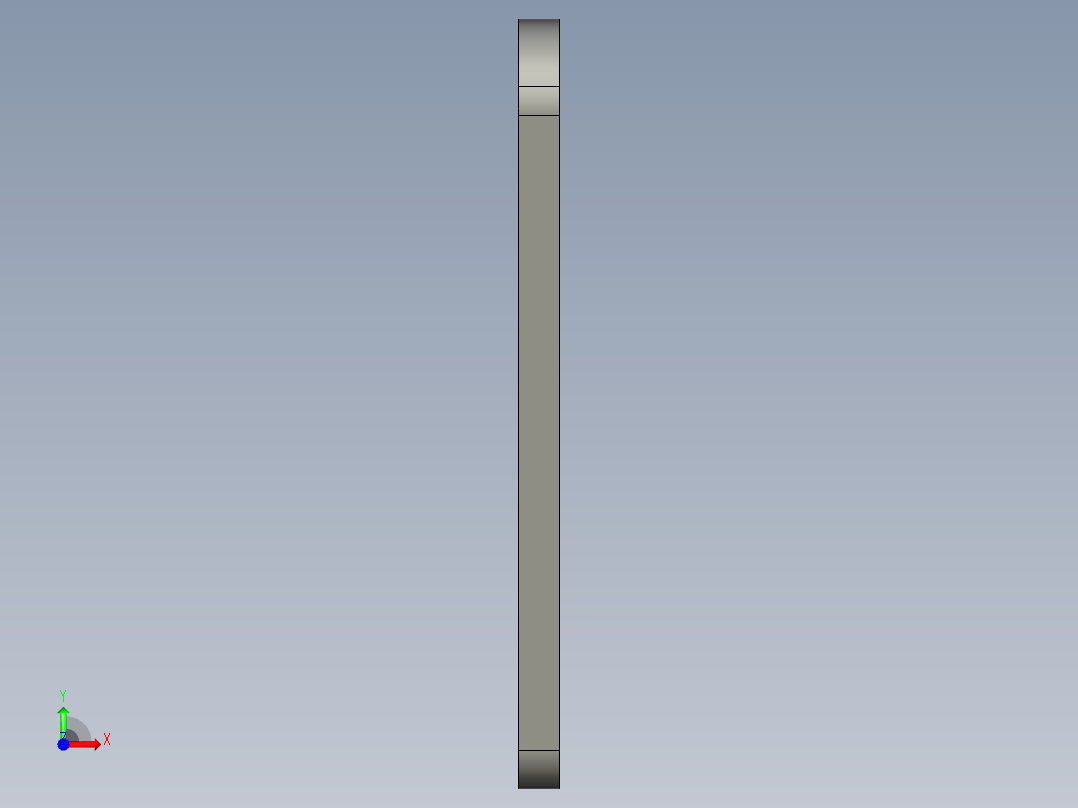 基恩士LV-S61_bracket2_kc图纸模型前视图
