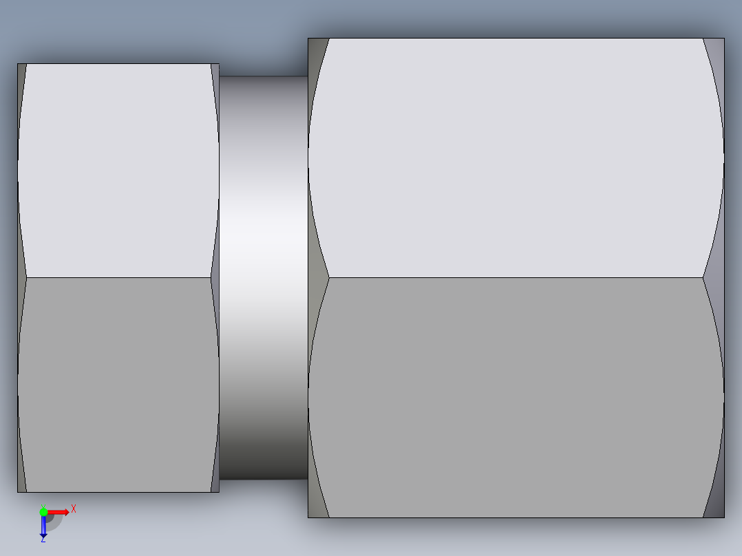卡套式工业通用硬管接头EO_Blanking_plug_for_tube_ends_ROV08ZSCF俯视图