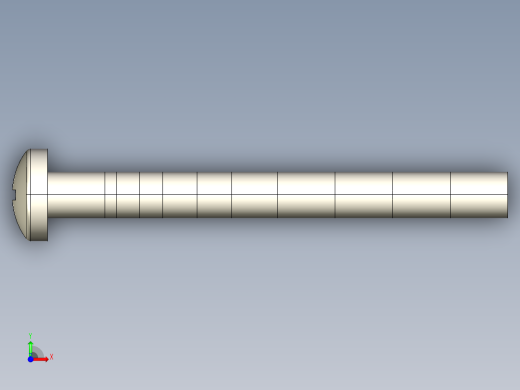 螺丝 M4 十字盘头-Screws M4 Phillips Pan Head Machine Screws前视缩略图