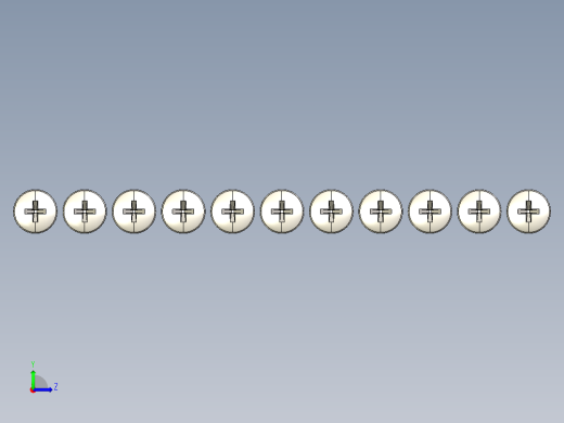 螺丝 M4 十字盘头-Screws M4 Phillips Pan Head Machine Screws左视缩略图