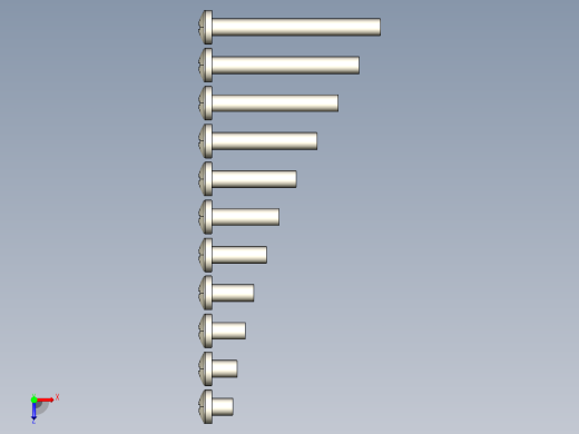 螺丝 M4 十字盘头-Screws M4 Phillips Pan Head Machine Screws俯视缩略图