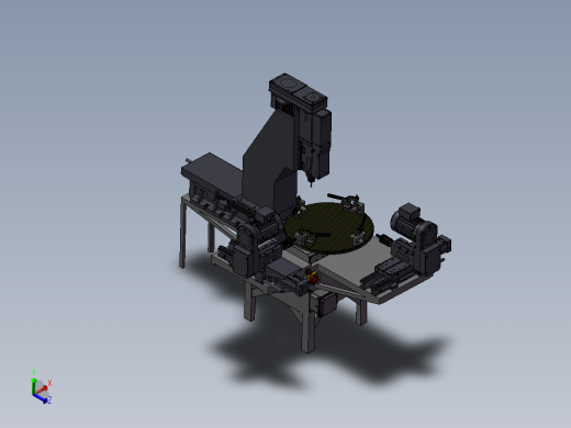 圆盘铣削作业综合工作机