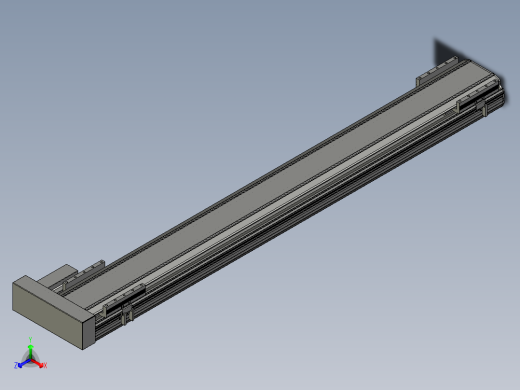 直线模组LHA170-S1350-R设计图纸