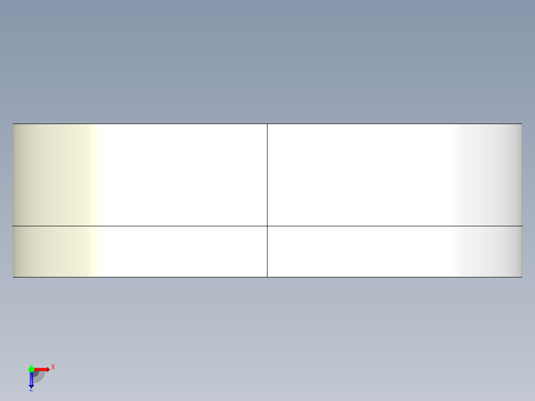 分割定位柱調整環 2212-3D多系列多零件图纸模型俯视图