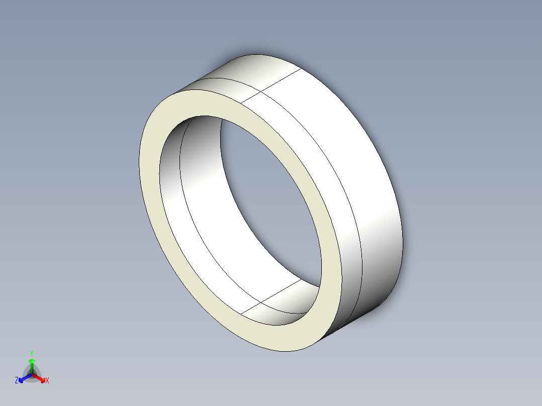 分割定位柱調整環 2212-3D多系列多零件图纸模型正等轴测图