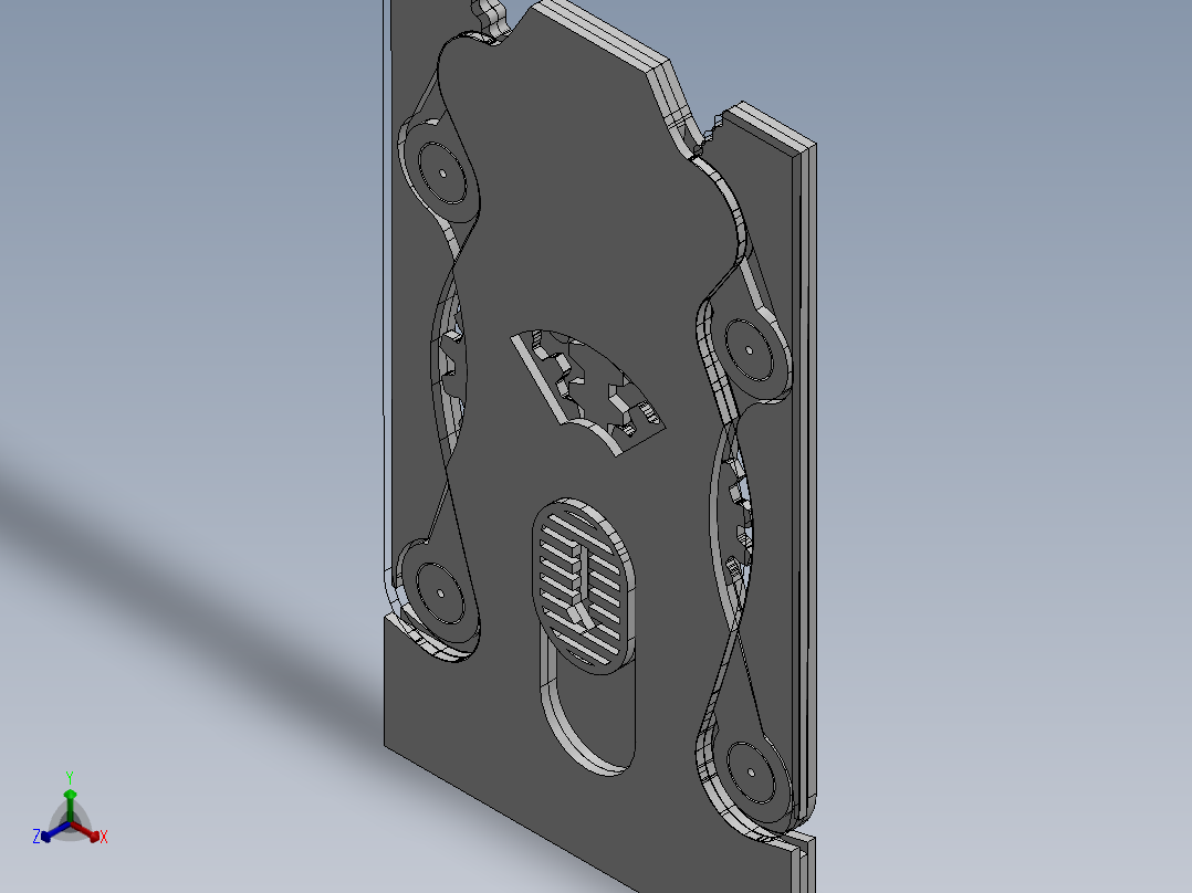 激光下料拼图卡片夹Parasolid, SOLIDWORKS 2015, STEP _ IGES