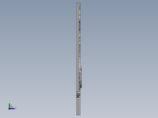 激光下料拼图卡片夹Parasolid, SOLIDWORKS 2015, STEP _ IGES左视缩略图