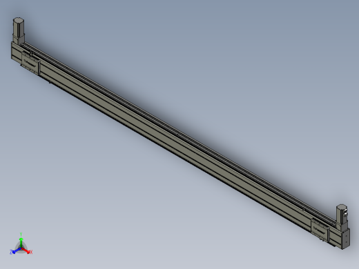 威洛博双电机滑台-VBC14S2-L100-S2600-BLR-P40-C6正等轴测缩略图