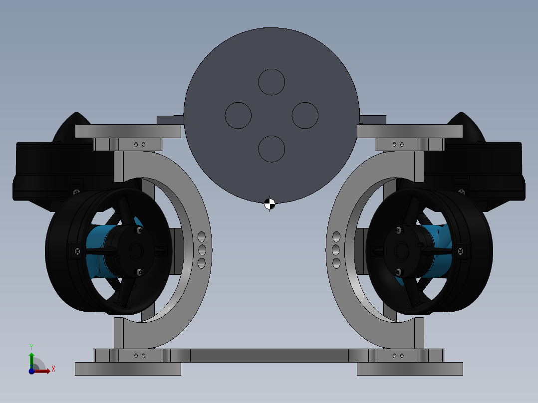 ROV探索水下潜航器--sw前视图