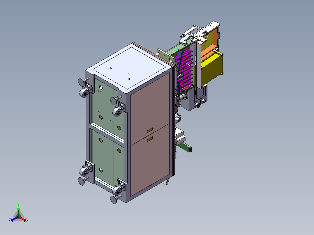 DDPMJ-00度电喷码一体机正等轴测图