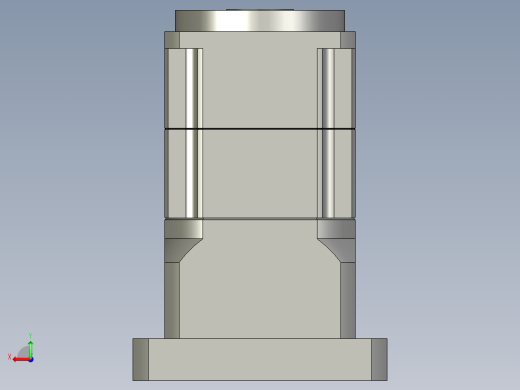 斜齿孔PGH090-L2 19-110-145-M8 .STEP后视缩略图