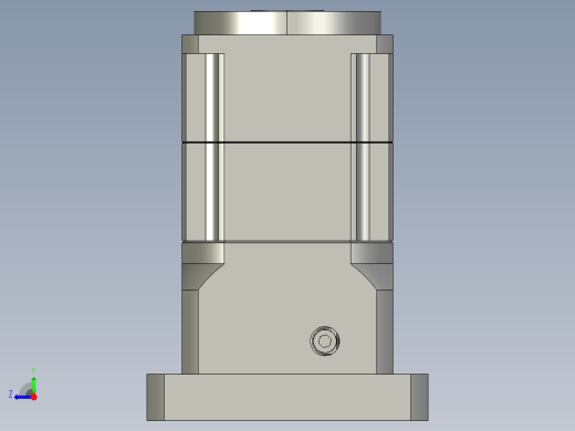 斜齿孔PGH090-L2 19-110-145-M8 .STEP右视缩略图