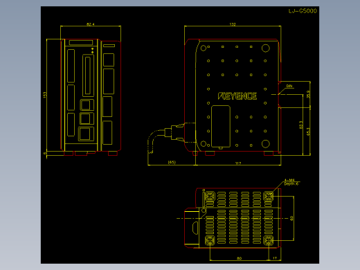 基恩士ljg_cad_kc图纸模型