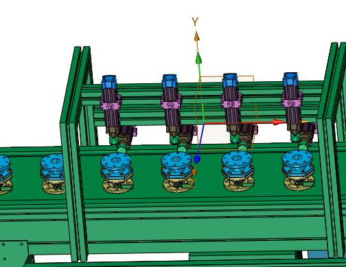 阀体夹持定位输送线
