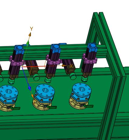 阀体夹持定位输送线