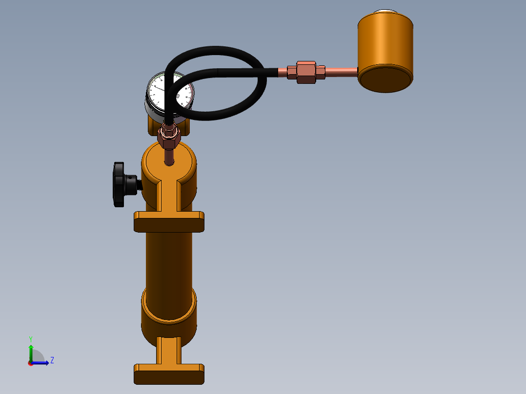 液压千斤顶左视图