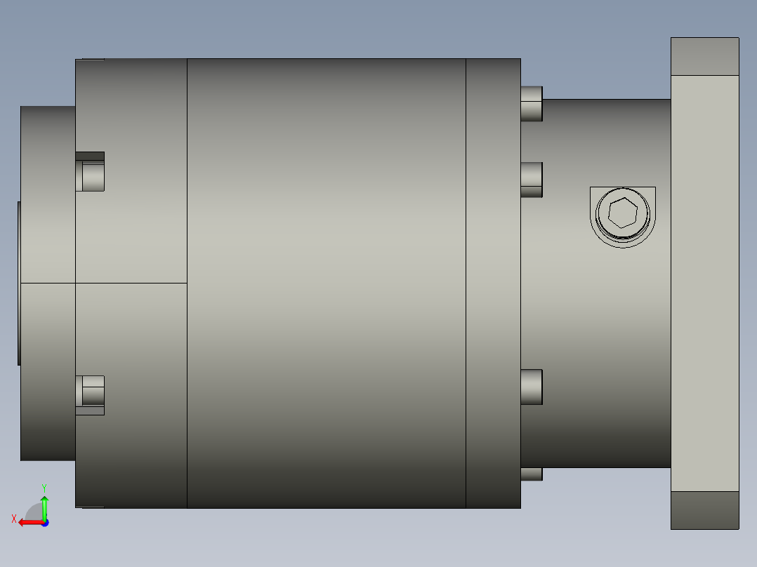 直齿孔PLE160-L2-LC 35-114.3-200-M12-ZJ.STEP后视图