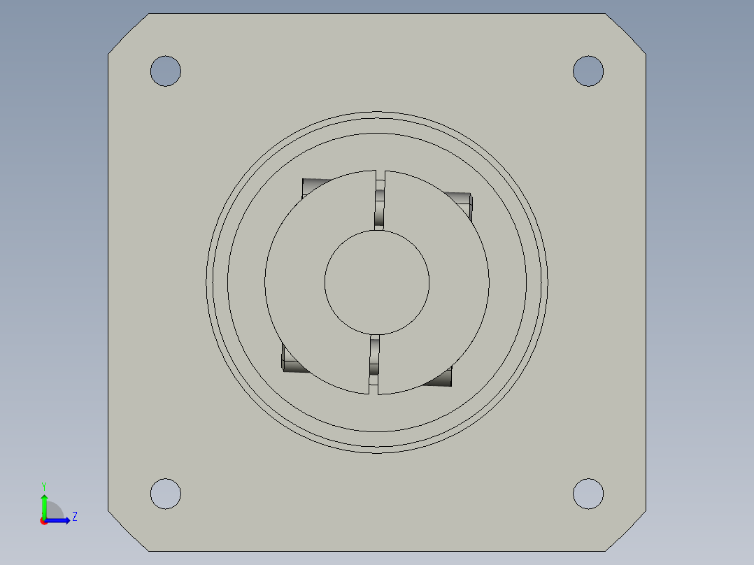 直齿孔PLE160-L2-LC 35-114.3-200-M12-ZJ.STEP左视图