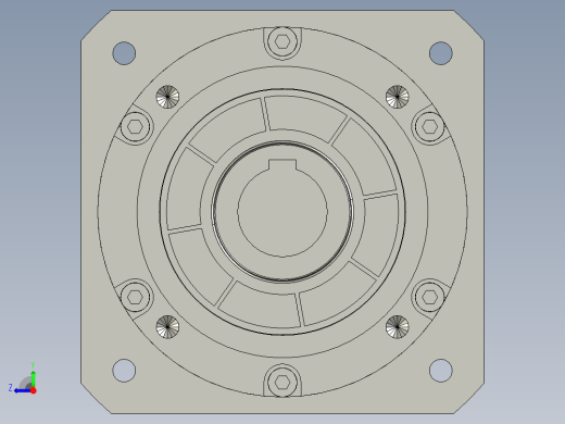 直齿孔PLE160-L2-LC 35-114.3-200-M12-ZJ.STEP右视缩略图