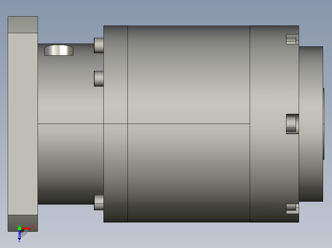 直齿孔PLE160-L2-LC 35-114.3-200-M12-ZJ.STEP俯视图