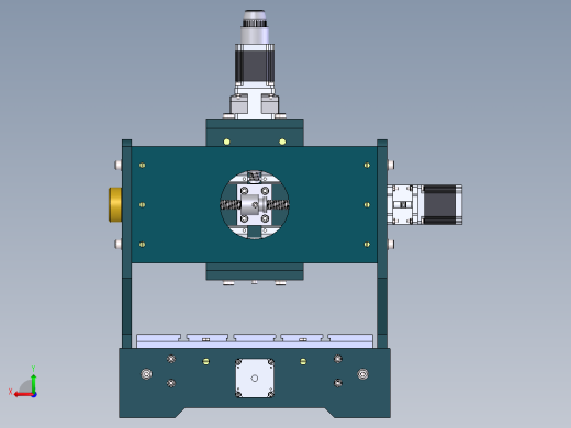 轨道零部件激光自动除胶系统设计后视缩略图