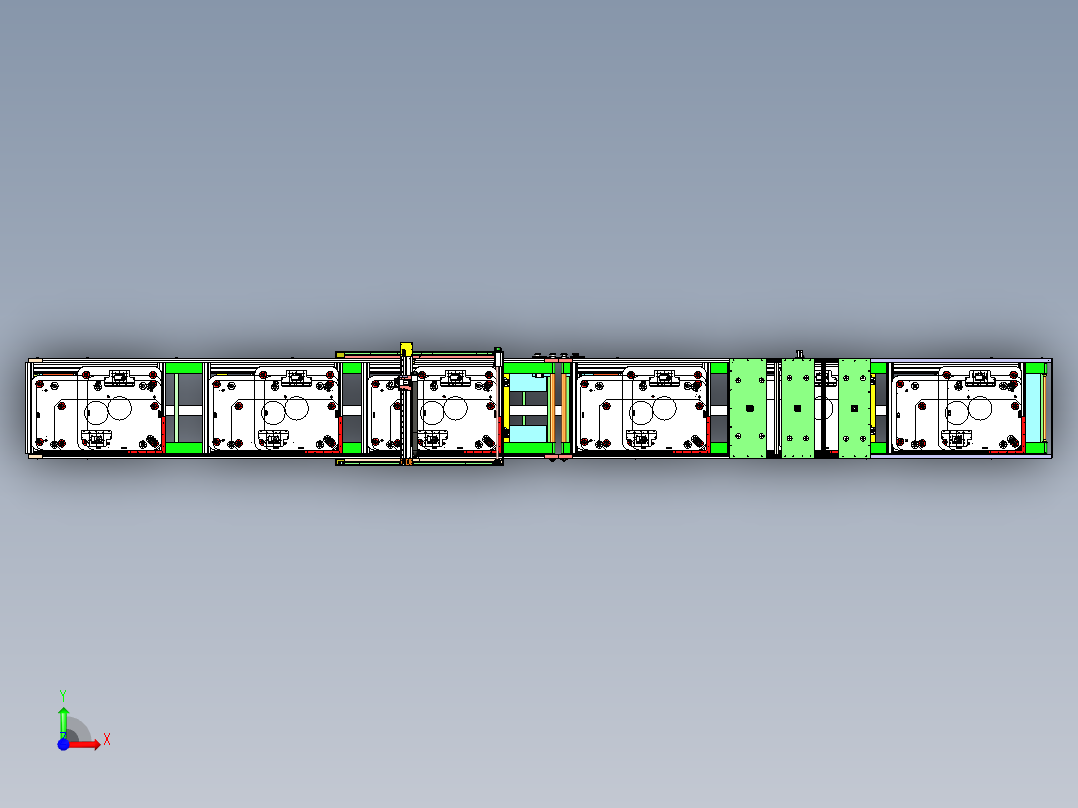 艾美特自动打胶预压一体机设备前视图