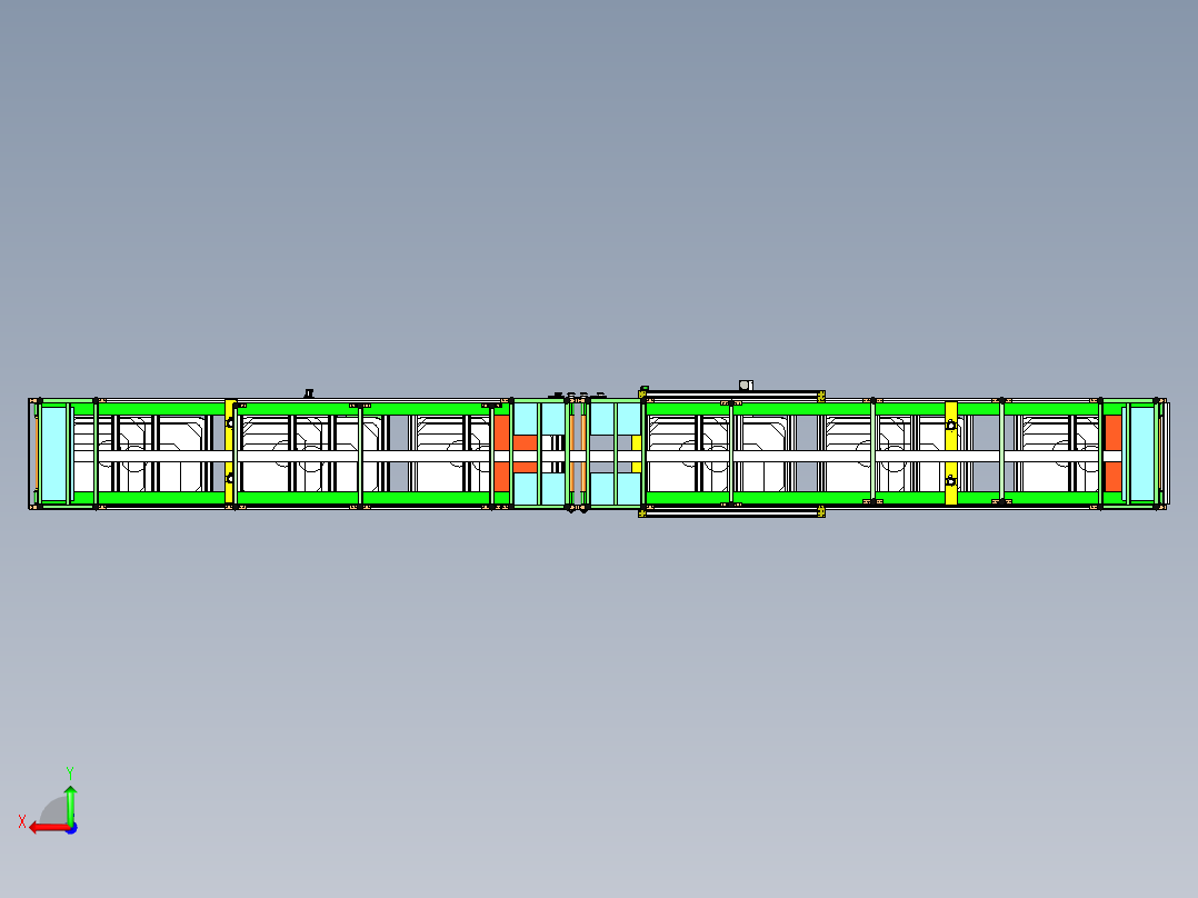 艾美特自动打胶预压一体机设备后视图