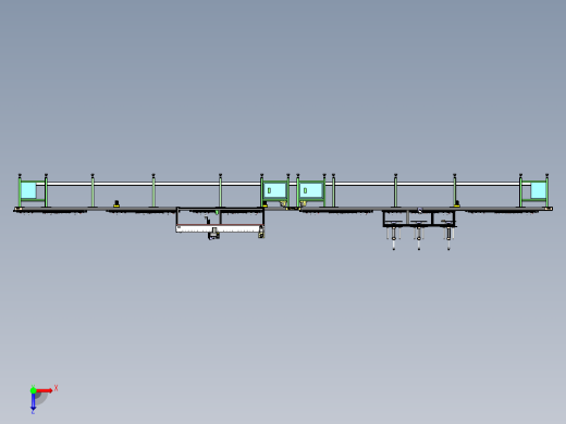 艾美特自动打胶预压一体机设备俯视缩略图