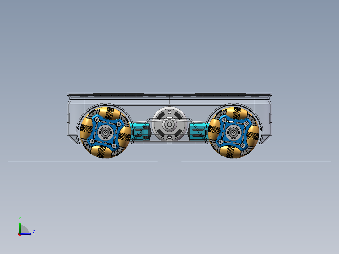 AGV小车、AGV(137)左视图