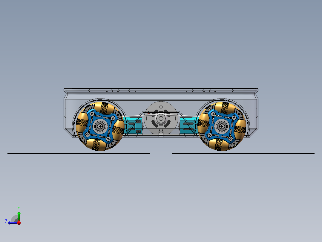 AGV小车、AGV(137)右视图