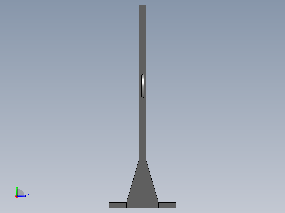 货架、双面物料整理架左视图