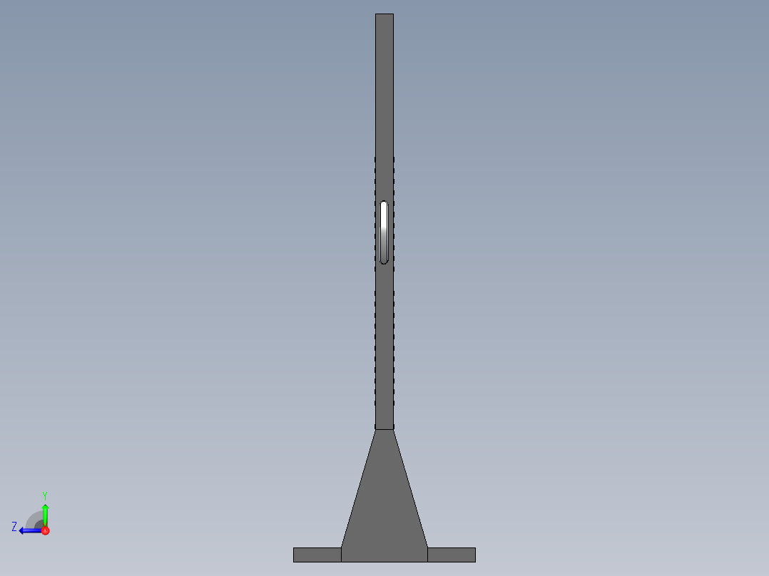 货架、双面物料整理架右视图