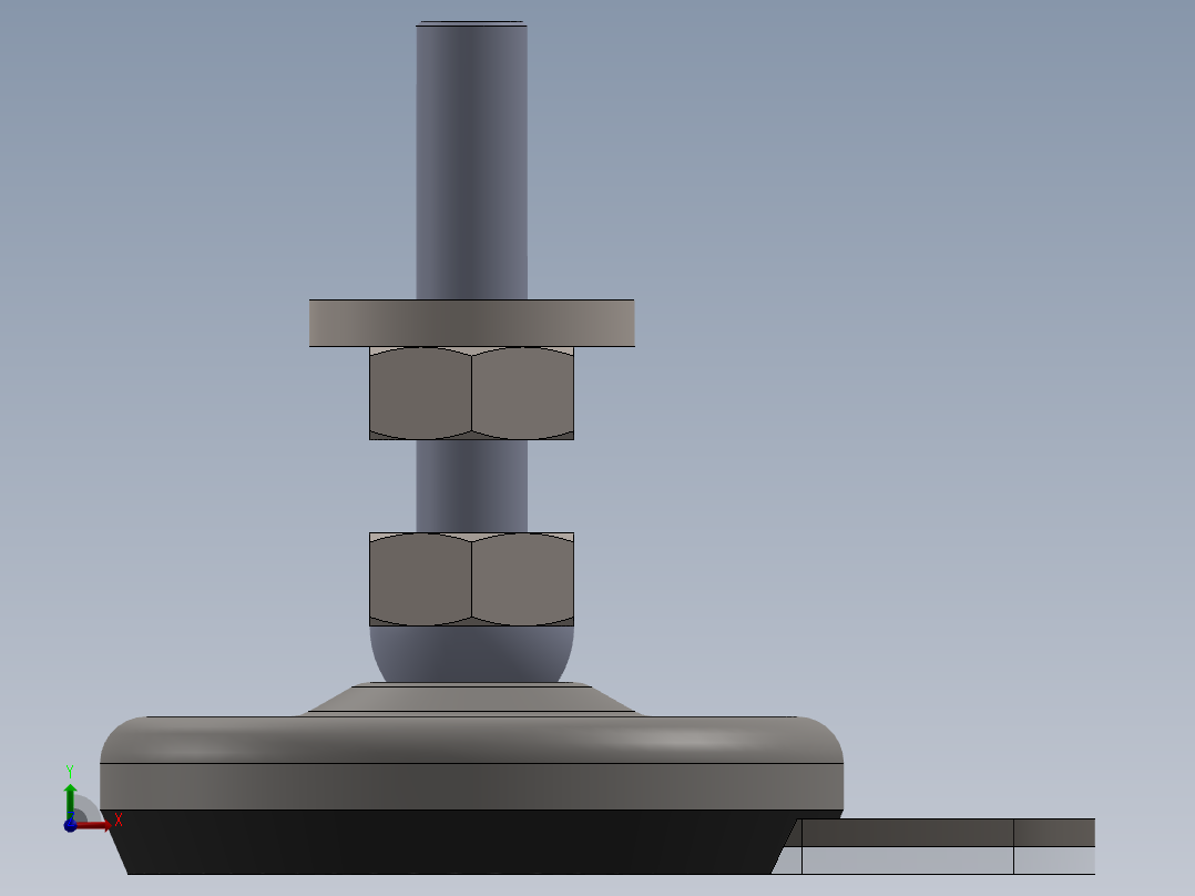 脚杯、脚垫(5)前视图
