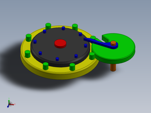 机构驱动轴组件