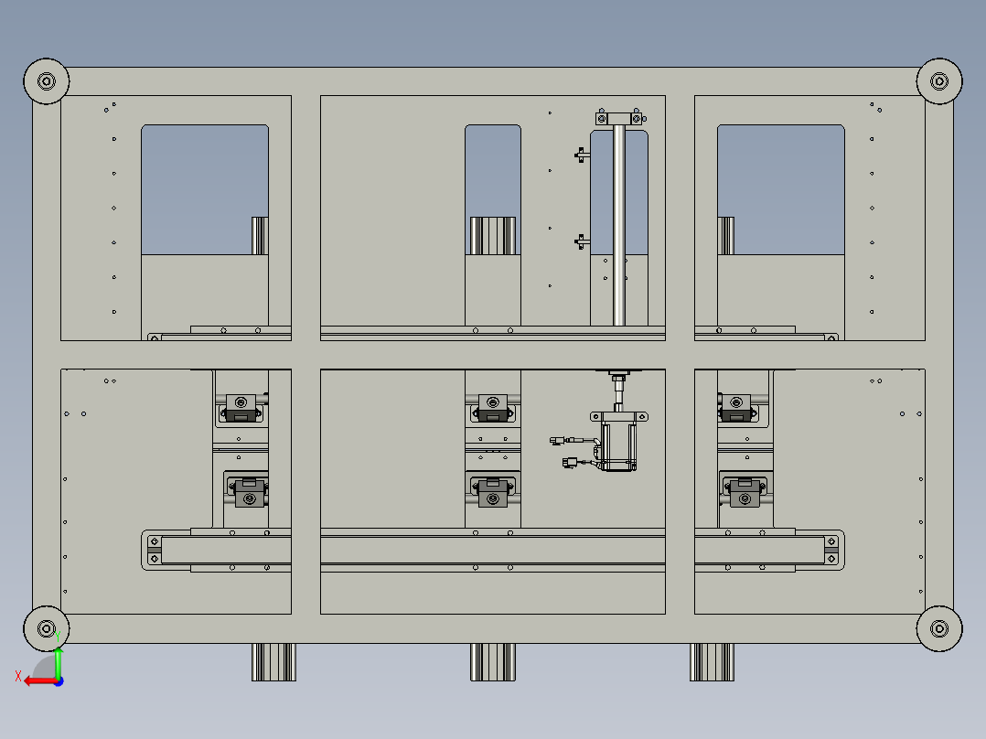 扩展网折边整形一体机后视图