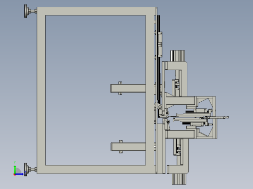 扩展网折边整形一体机左视缩略图