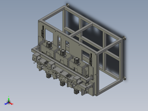 扩展网折边整形一体机正等轴测缩略图