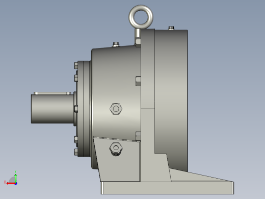 BWD型单级摆线针轮减速电机BWD3-87-Y3-4P-M1-1_BWD型(单级)后视缩略图